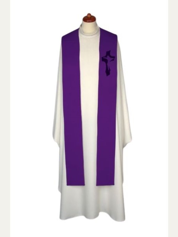 Stuła haftowana do koncelebry - kolory liturgiczne (5) 3