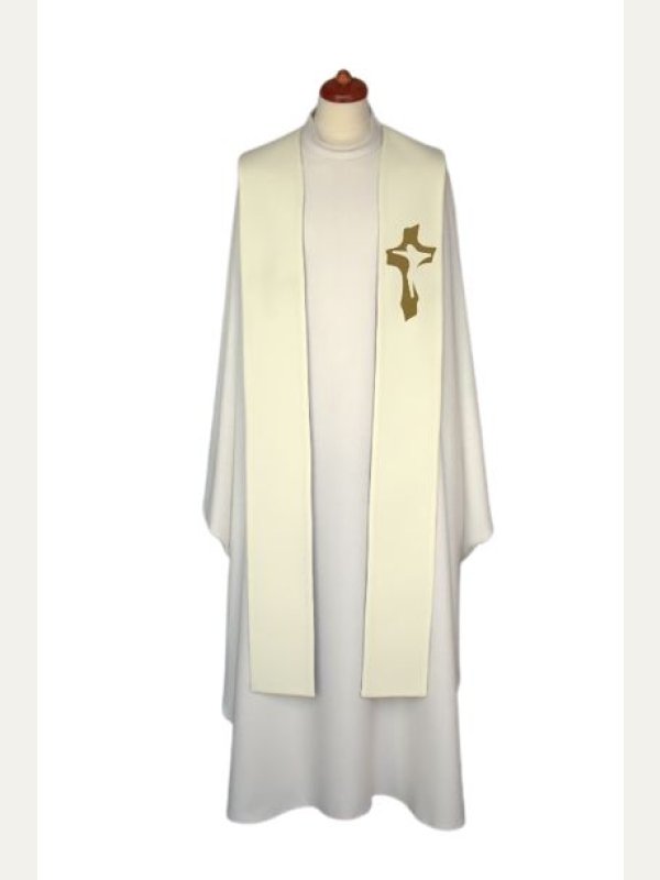 Stuła haftowana do koncelebry - kolory liturgiczne (5)