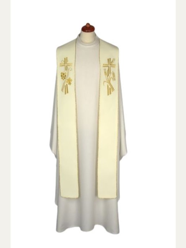 Stuła haftowana do koncelebry - kolory liturgiczne (7) 4