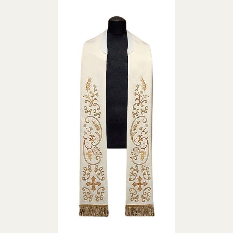 Stuła haftowana eucharystyczna (34)