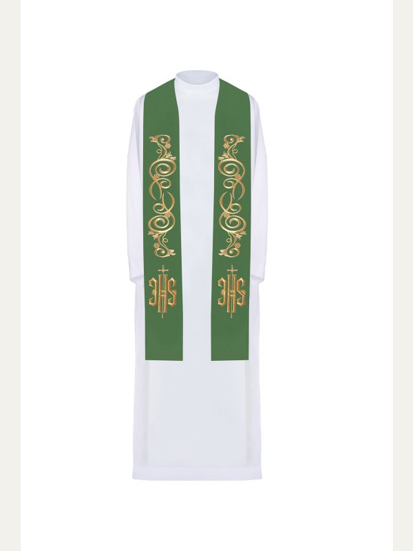 Stuła haftowana - kolory liturgiczne (31) 4