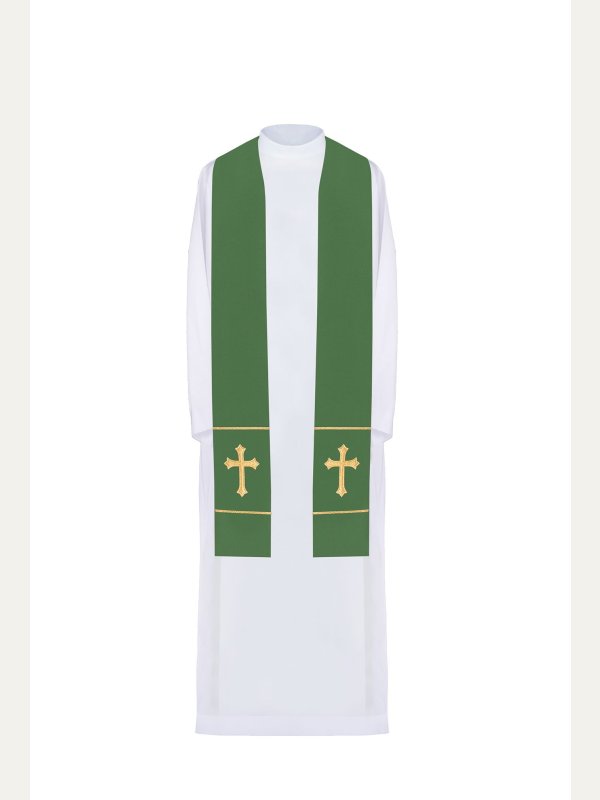 Stuła haftowana - kolory liturgiczne (63)
