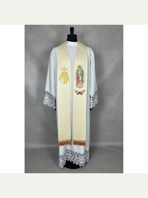 Stuła haftowana Matka Boska z Guadalupe (17K) 3