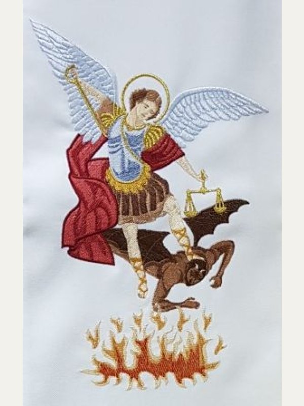 Stuła haftowana - Michał Archanioł (41) 2