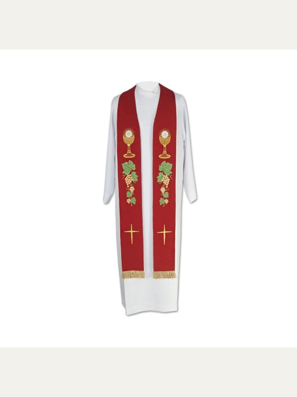 Stuła kapłańska eucharystyczna - 4 kolory 4