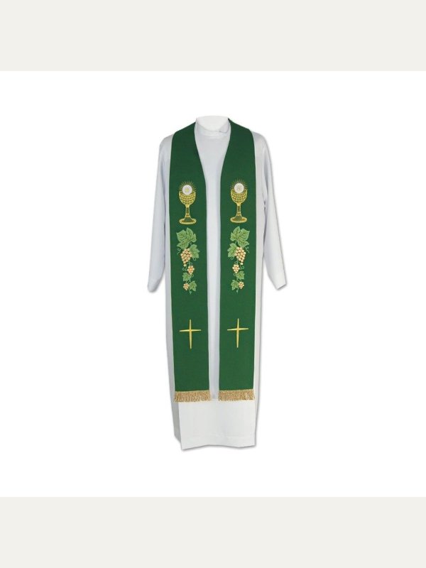 Stuła kapłańska eucharystyczna - 4 kolory 5