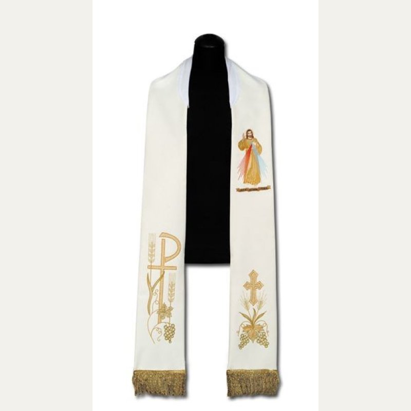 Stuła kapłańska Jezus Miłosierny  (209)