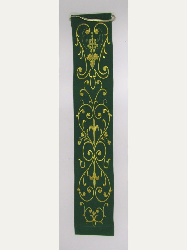 Szarfa, uchwyt do sygnatury, haftowana, kolory liturgiczne 3