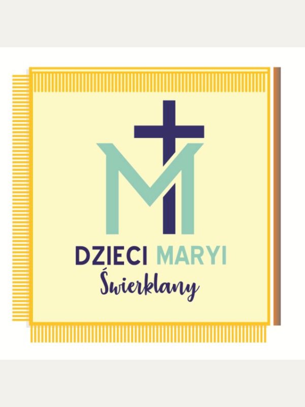 Sztandar 2 stronny Dzieci Maryi - drukowany 2