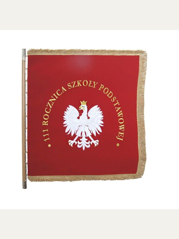 Sztandar szkolny model 2