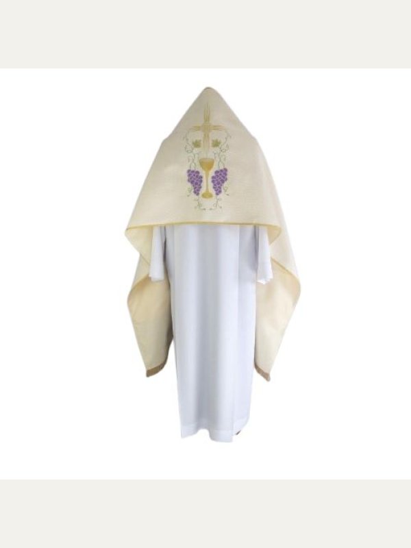 Welon liturgiczny IHS, Kielich, Winogrono 2