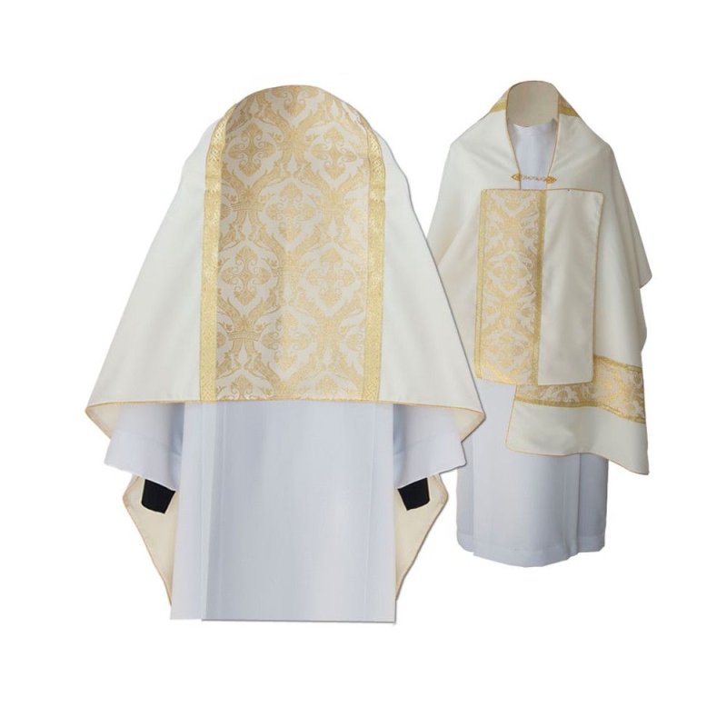 Welon liturgiczny, tkana złota nić