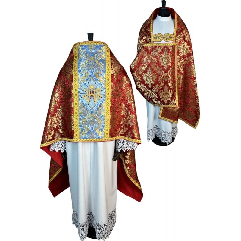 Welon liturgiczny, tkanina żakard