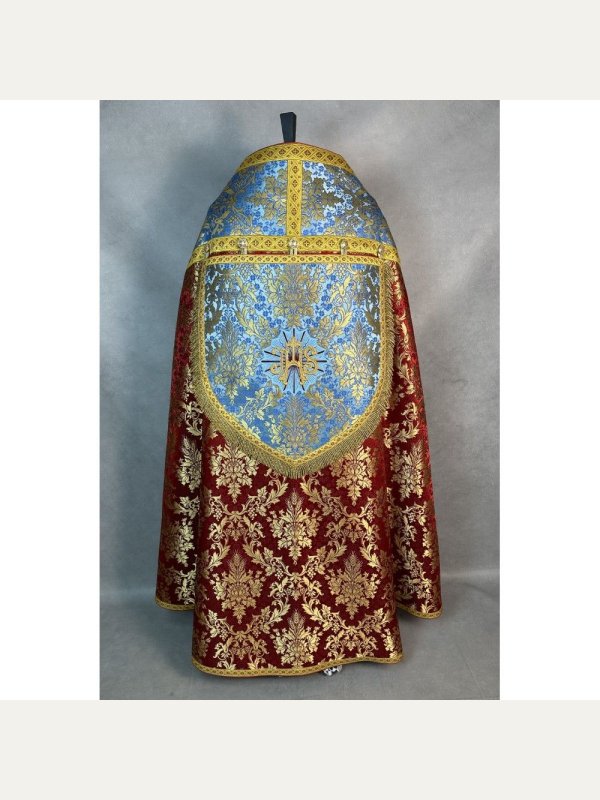 Zestaw kapa rzymska + welon liturgiczny (13K) 2