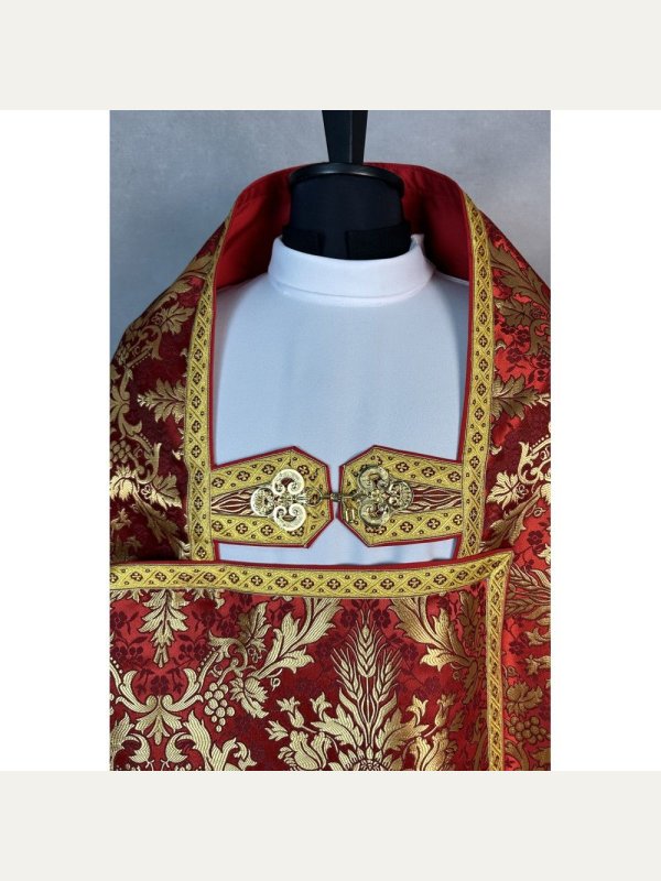 Zestaw kapa rzymska + welon liturgiczny (13K) 7