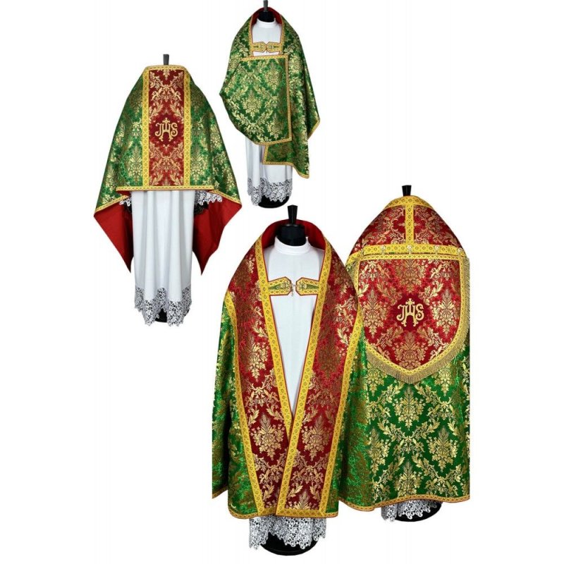 Zestaw kapa + welon liturgiczny (12K)